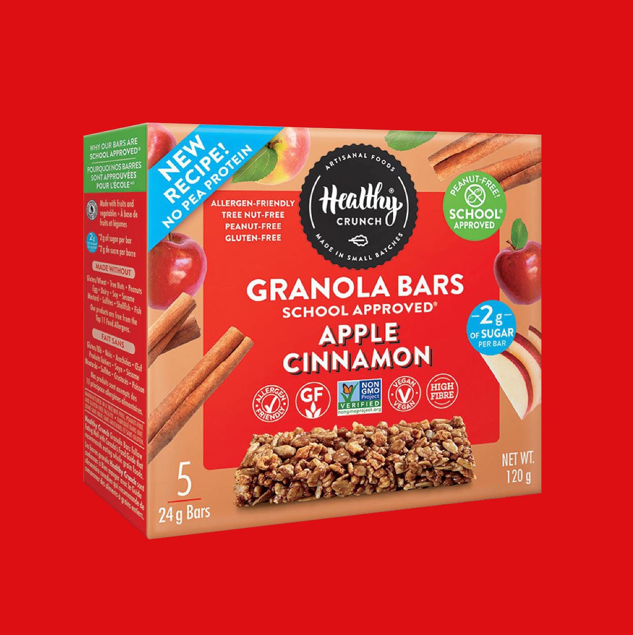 Apple Cinnamon Granola Bars