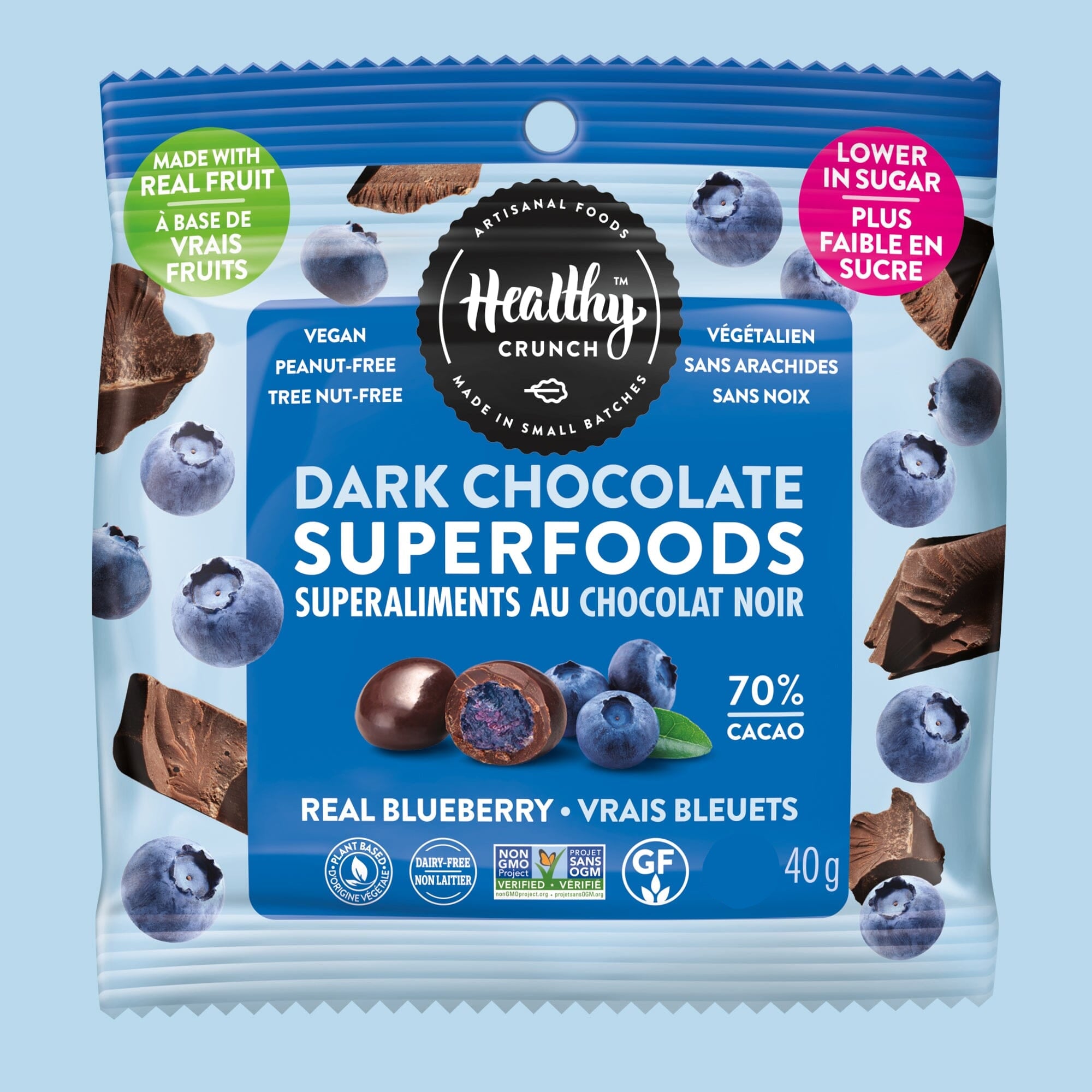 Blueberry Dark Chocolate Superfoods Single Serve