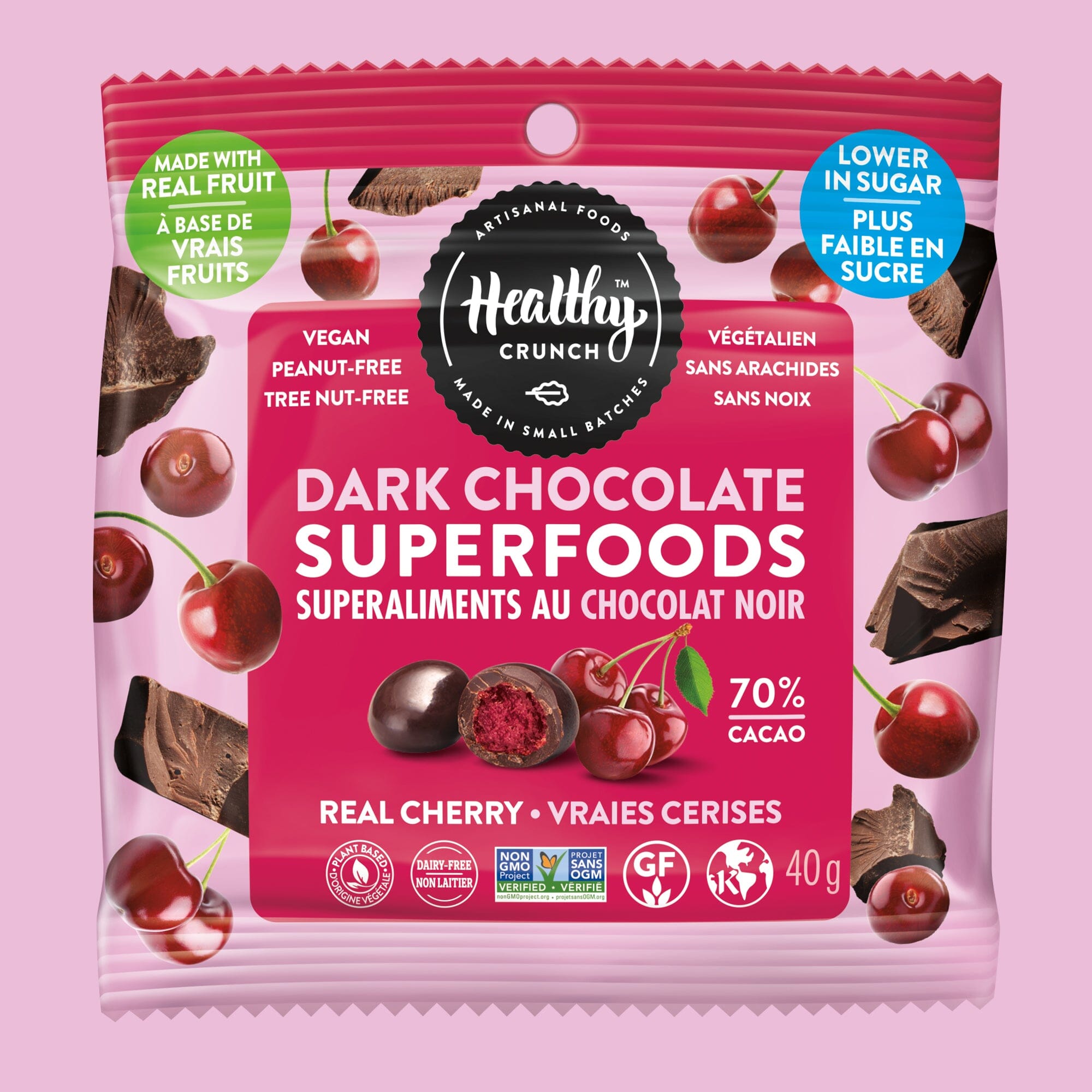Cherry Dark Chocolate Superfoods Single Serve