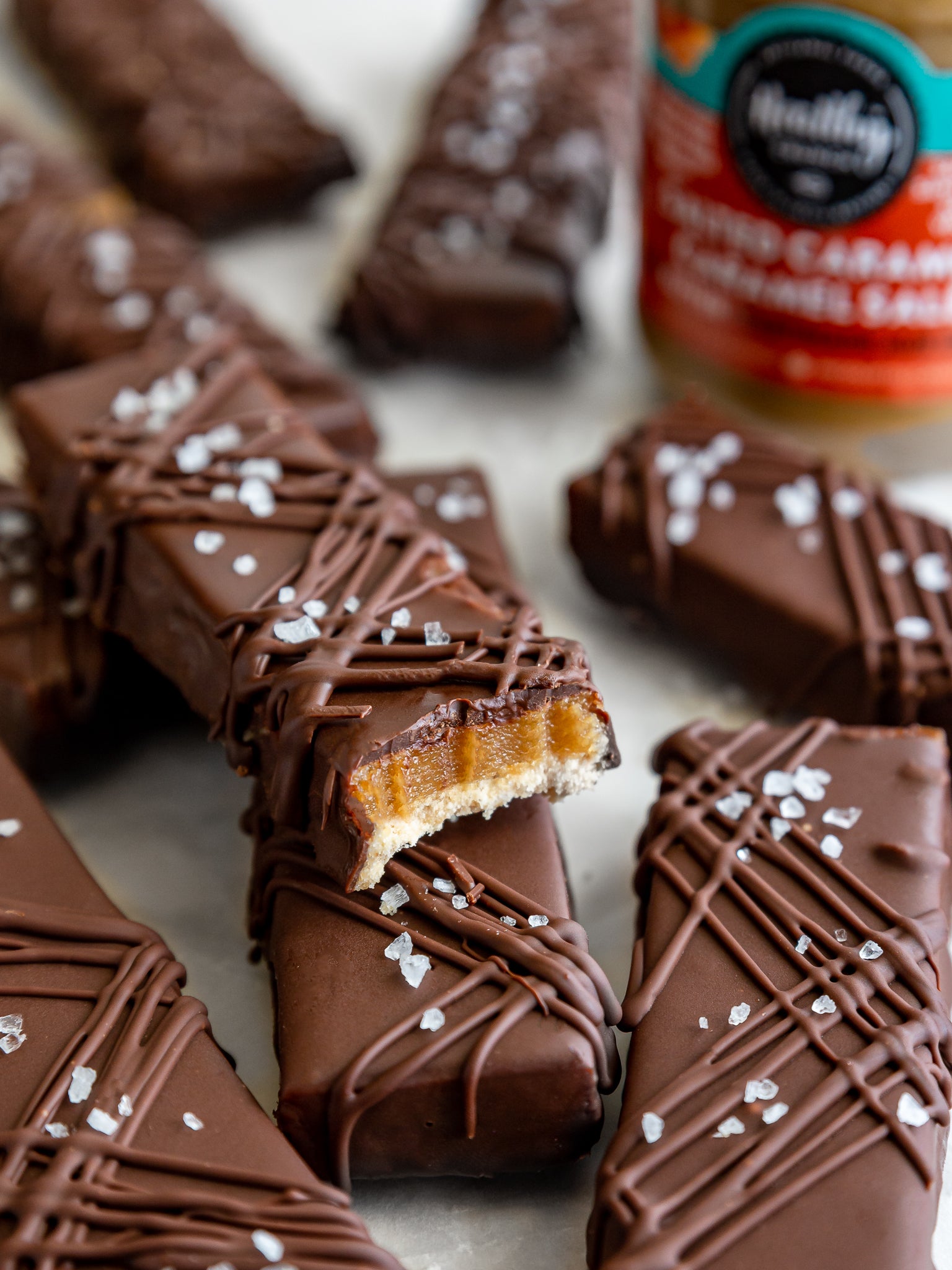 Twix Bars (Gluten-free, Allergen-free, Nut-free, Peanut-Free, Dairy-Free, Vegan, Plant-Based)