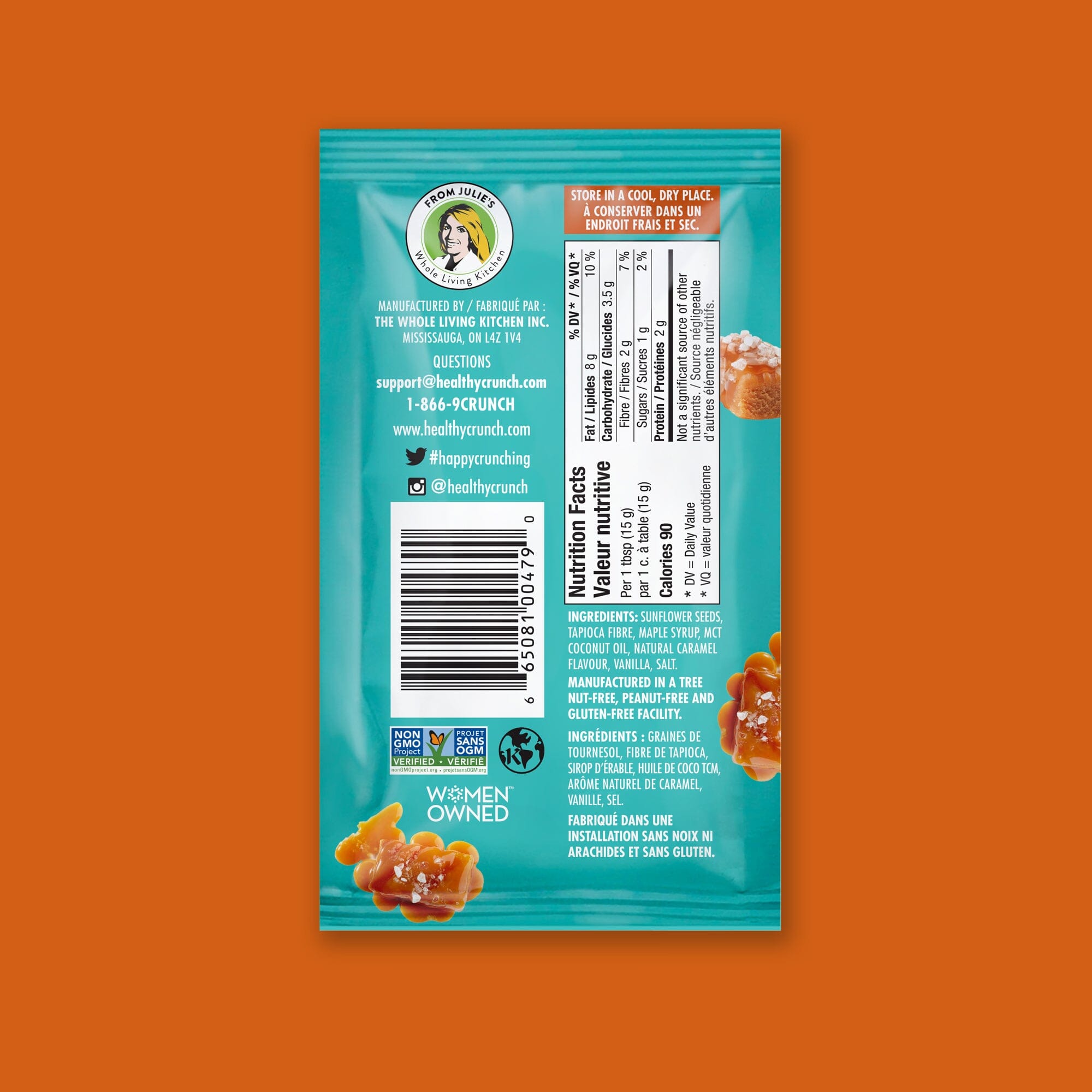 Salted Caramel Seed Butter Single Serve